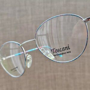 Toscani Lawrence Eyewear Glasses Frame Mod T57 51[]19 135 Blue Made in Italy